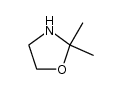 2,2-dimethyl-1,3-oxazolidine Structure