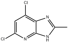5,7-Dichloro-2-methyl-1H-imidazo[4,5-b]pyridine Structure