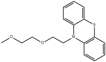 10-[2-(2-Methoxyethoxy)ethyl]-10H-phenothiazine structure