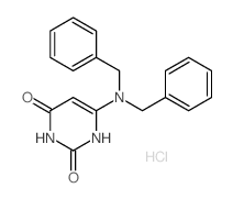 6-(dibenzylamino)-1H-pyrimidine-2,4-dione结构式