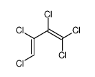 (3Z)-1,1,2,3,4-Pentachlorobuta-1,3-diene Structure