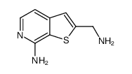 Thieno[2,3-c]pyridine-2-methanamine, 7-amino- (9CI)结构式