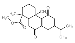 methyl 1,4a-dimethyl-5,9-dioxo-7-propan-2-yl-2,3,4,6,7,8,10,10a-octahydrophenanthrene-1-carboxylate结构式