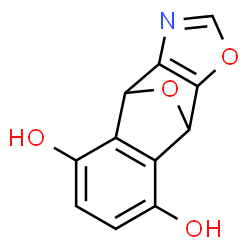 4,9-Epoxynaphth[2,3-d]oxazole-5,8-diol, 4,9-dihydro- (9CI)结构式