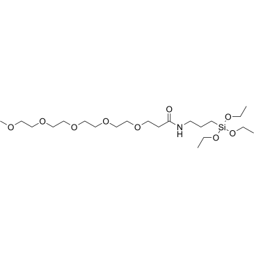 m-PEG5-triethoxysilane structure