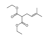 diethyl (3-methylbut-2-enyl)malonate结构式