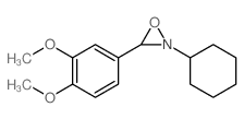 Oxaziridine,2-cyclohexyl-3-(3,4-dimethoxyphenyl)- Structure