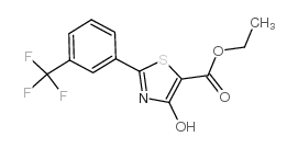 ethyl 4-hydroxy-2-[3-(trifluoromethyl)phenyl]-1,3-thiazole-5-carboxylate Structure