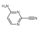 2-Pyrimidinecarbonitrile, 4-amino- (9CI) Structure