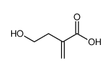 4-Hydroxy-2-methylenebutanoic acid structure
