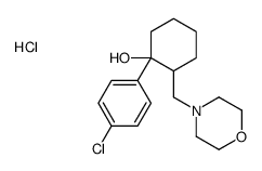 1-(4-chlorophenyl)-2-(morpholin-4-ylmethyl)cyclohexan-1-ol,hydrochloride结构式