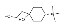 cis 4-tert-Butyl-1-(2-hydroxyethyl)cyclohexanol结构式