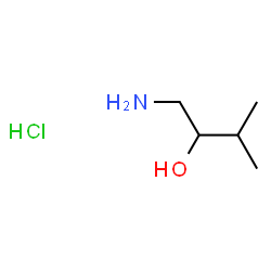 1-Amino-3-methylbutan-2-ol hydrochloride Structure