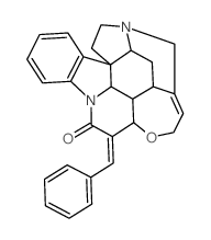 (15Z)-15-benzylidene-2,4a,5,5a,7,8,13a,15a,15b,16-decahydro4,6-methanoindolo[3,2,1-ij]oxepino[2,3,4-de]pyrrolo[2,3-h]quinoline-14-one结构式