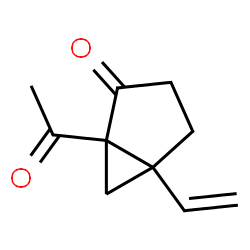 Bicyclo[3.1.0]hexan-2-one, 1-acetyl-5-ethenyl- (9CI) Structure