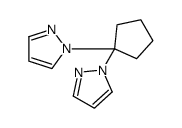1,1'-cyclopentylidenebis-1H-pyrazole structure