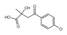 acide α-methyl β-p-chloro-benzoyl lactique结构式