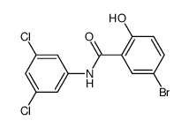 4-BROMO-2-[(3,5-DICHLOROANILINO)METHYL]BENZENOL结构式