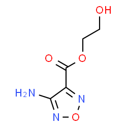 1,2,5-Oxadiazole-3-carboxylicacid,4-amino-,2-hydroxyethylester(9CI) picture
