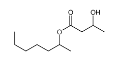 heptan-2-yl 3-hydroxybutanoate Structure
