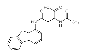 L-Asparagine,N2-acetyl-N-9H-fluoren-1-yl- structure