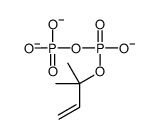 [2-methylbut-3-en-2-yloxy(oxido)phosphoryl] phosphate结构式