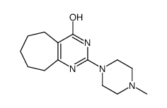 2-(4-methylpiperazin-1-yl)-1,5,6,7,8,9-hexahydrocyclohepta[d]pyrimidin-4-one Structure