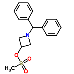 1-benzhydrylazetidin-3-yl Methanesulfonate structure