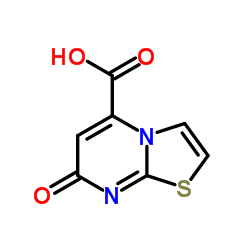 7-氧代-7H-噻唑并[3,2-a]嘧啶-5-甲酸结构式