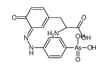 tyrosine-4-azobenzenearsonate结构式