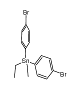 (C2H5)2Sn(C6H4-p-Br)2结构式