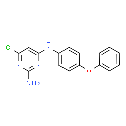 6-CHLORO-N4-(4-PHENOXYPHENYL)-2,4-PYRIMIDINEDIAMINE结构式