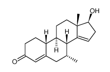 Δ14-7α-methyl-19-nortestosterone结构式