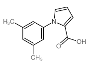 1-(3,5-dimethylphenyl)pyrrole-2-carboxylic acid结构式