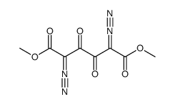 2,5-bis-diazo-3,4-dioxo-hexanedioic acid dimethyl ester Structure