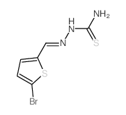 [(5-bromothiophen-2-yl)methylideneamino]thiourea Structure