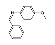 4-methoxy-N-[(1Z)-phenylmethylene]aniline结构式