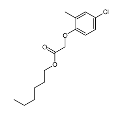 hexyl (4-chloro-2-methylphenoxy)acetate Structure