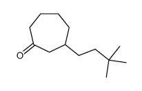 3-(3,3-dimethylbutyl)cycloheptan-1-one Structure