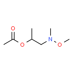 1-(METHOXY(METHYL)AMINO)PROPAN-2-YL ACETATE Structure