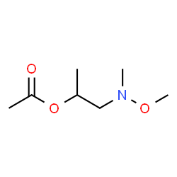 1-(METHOXY(METHYL)AMINO)PROPAN-2-YL ACETATE structure