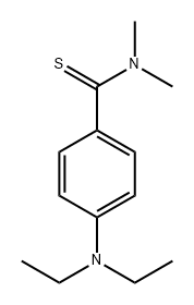 Benzenecarbothioamide, 4-(diethylamino)-N,N-dimethyl- Structure