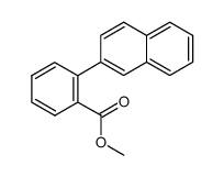 2-[2]naphthyl-benzoic acid methyl ester结构式