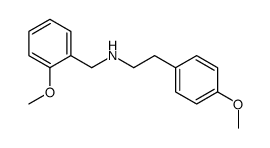 2-(4-methoxyphenyl)-N-[(2-methoxyphenyl)methyl]ethanamine结构式