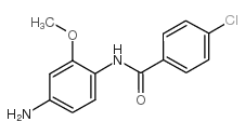 N-(4-氨基-2-甲氧基苯基)-4-氯苯甲酰胺结构式