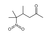 4,5-dimethyl-5-nitrohexan-2-one Structure