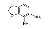 1,3-benzodioxole-4,5-diamine Structure