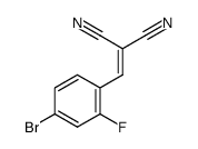 4-bromo-2-fluorobenzalmalononitrile Structure