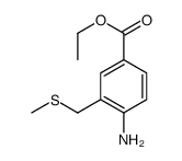 ethyl 4-amino-3-(methylsulfanylmethyl)benzoate Structure