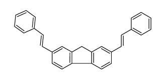 2,7-bis(2-phenylethenyl)-9H-fluorene Structure
